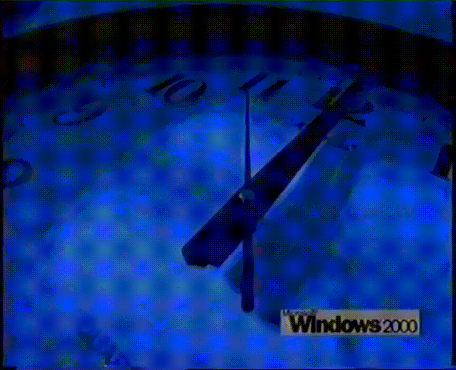 Телевизионная реклама операционной системы Windows 2000